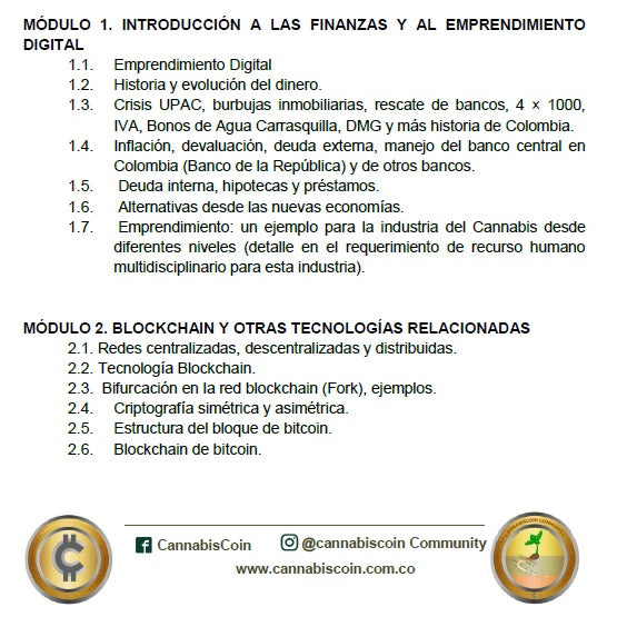 Curso en Finanzas Descentralizadas, Blockchain y Tokenización