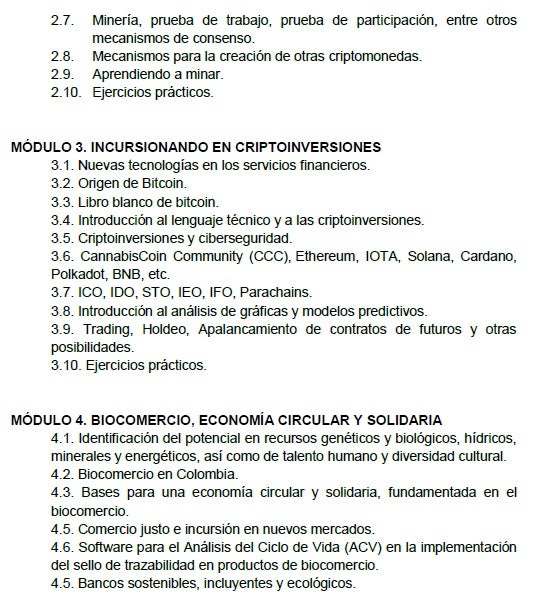 Curso en Finanzas Descentralizadas, Blockchain y Tokenización