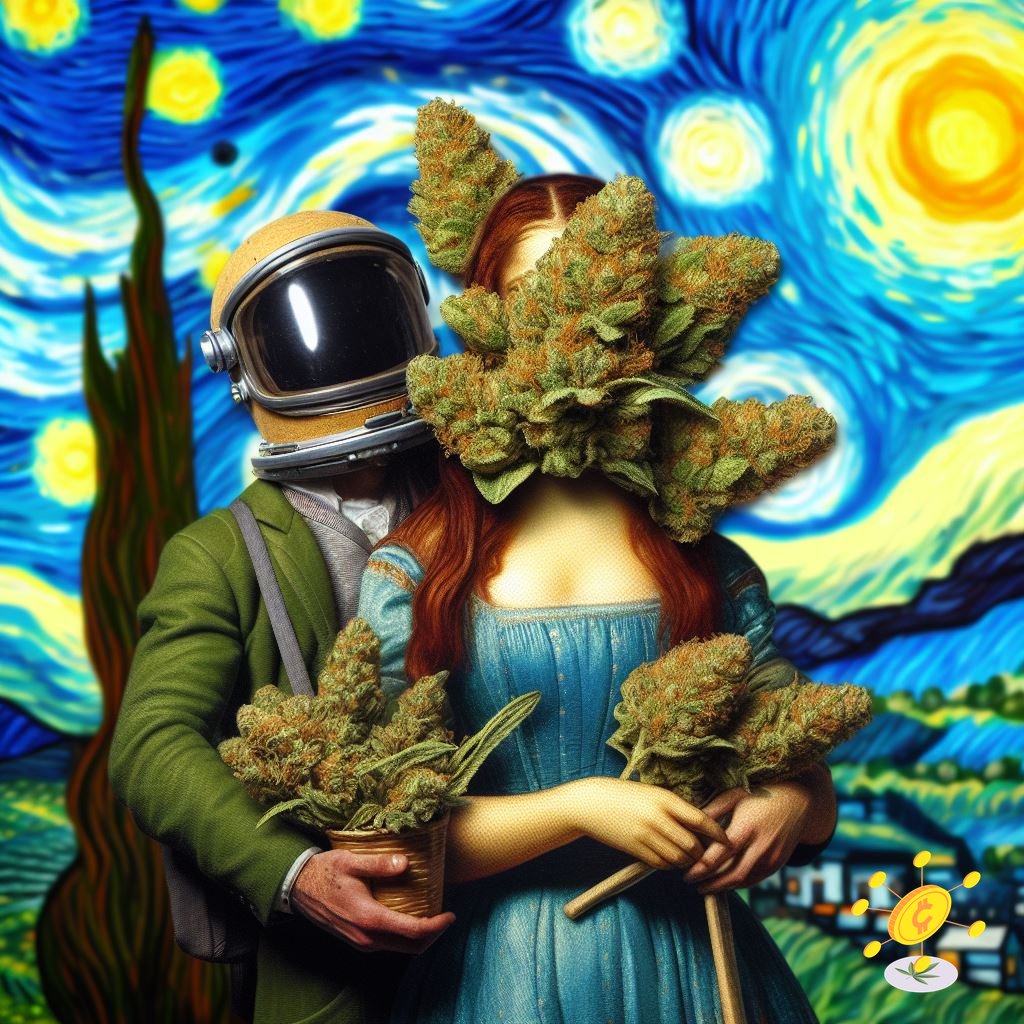 Abrazo Van Gogh con Maracachafas Cósmicas