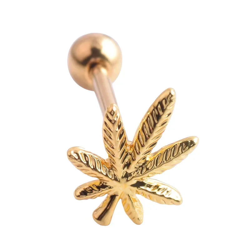 Piercing de Lengua con Diseño de Hoja de Cannabis – Joyería en Acero Quirúrgico 🌿
Descubre este piercing lingual premium inspirado en hojas de cannabis, perfecto para expresar tu estilo único. Fabricado en acero qui