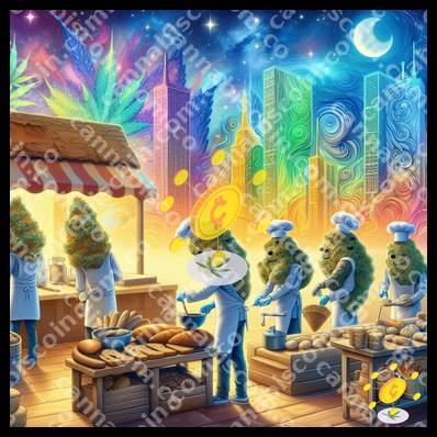 Bakery of buds in the metropolis