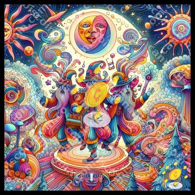 Yerba in the glow of light
