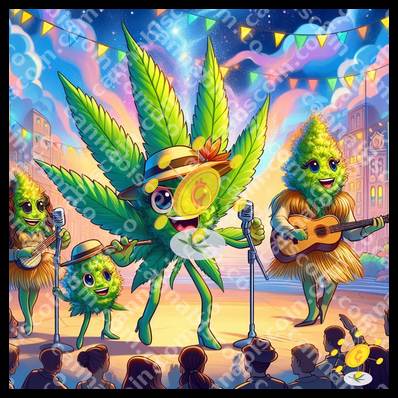 Yerba at the singing leaf party
