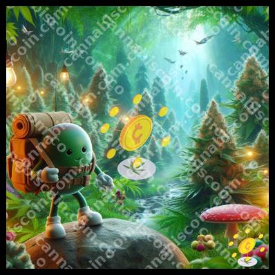 Adventure of a bud in the woods