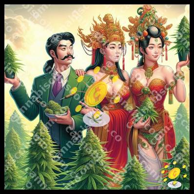 Blessing of buds in the sky