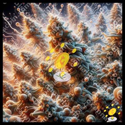 Bud in the embrace of the cosmic