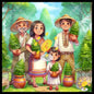Bud in the green family adventure