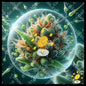 Bud in the bubble of life