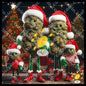 Bud in the festive dance