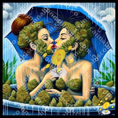 Buds under the rain of love
