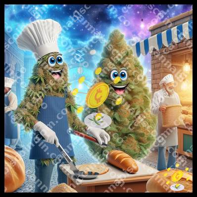 Stars of bows in the bakery