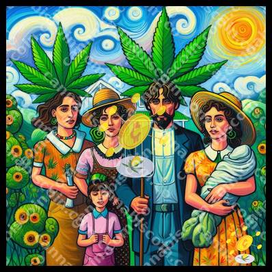Weed in the Galactic Embrace