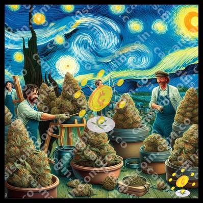Shiny ganjas in the cosmic harvest