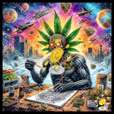 Warrior of Porro in Colorful Cosmos