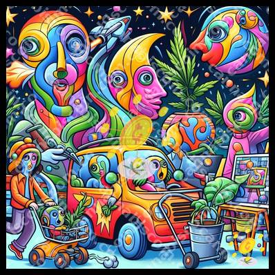 Bud in the journey of vibrant colors