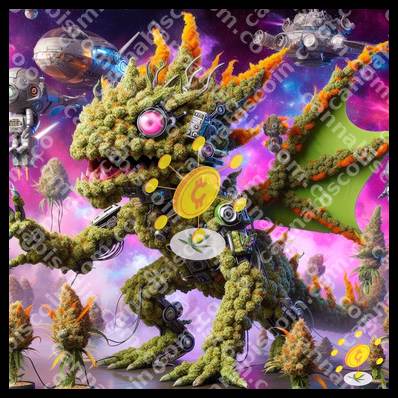 Travelling marimonda in the cosmic garden