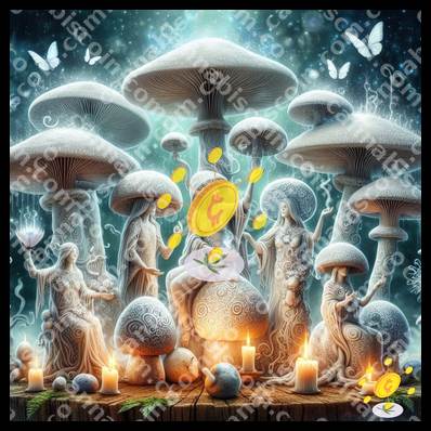 Little bows in the dance of mushrooms