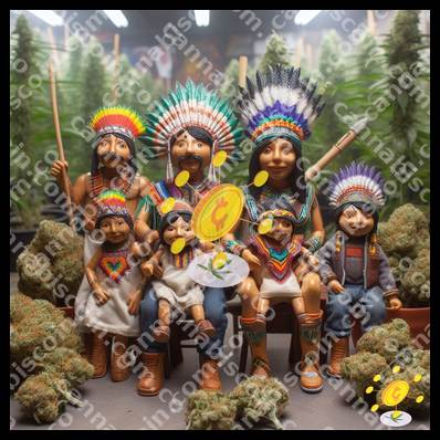 Bows in the indigenous gathering