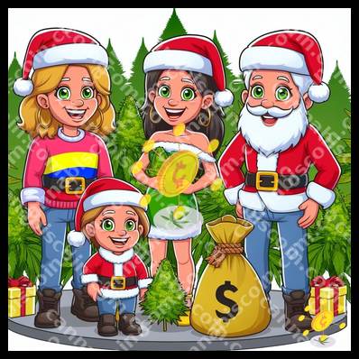 Santa and Buds Christmas