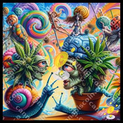 Underwater Party of Buds and Squids