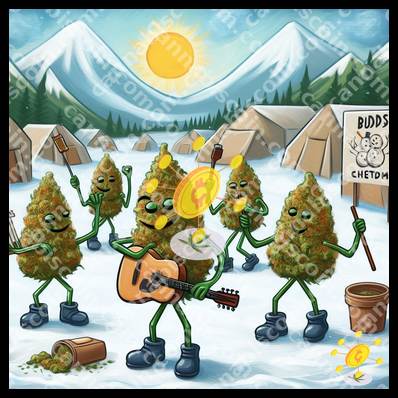 Buds singing under the sun
