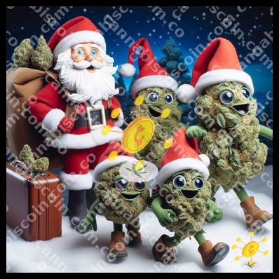 Santa and Traveling Buds