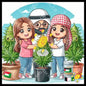 Smiles of ganyitas in the harvest