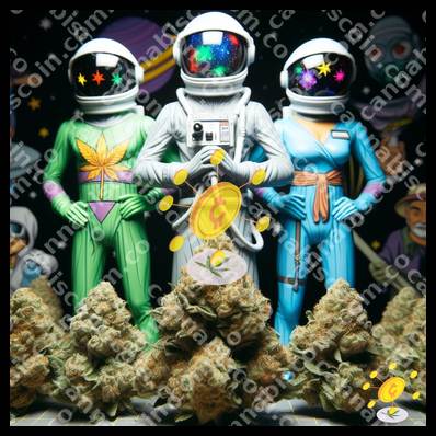Trio of maracachafas in the galaxy