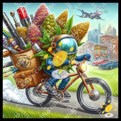 Stylish Herb on Its Adventure