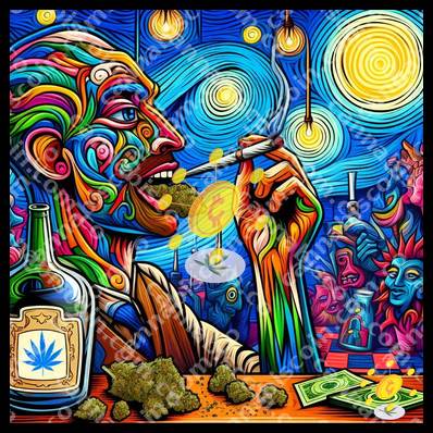 Weed in the color feast
