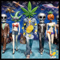 Yerba at the skeleton party